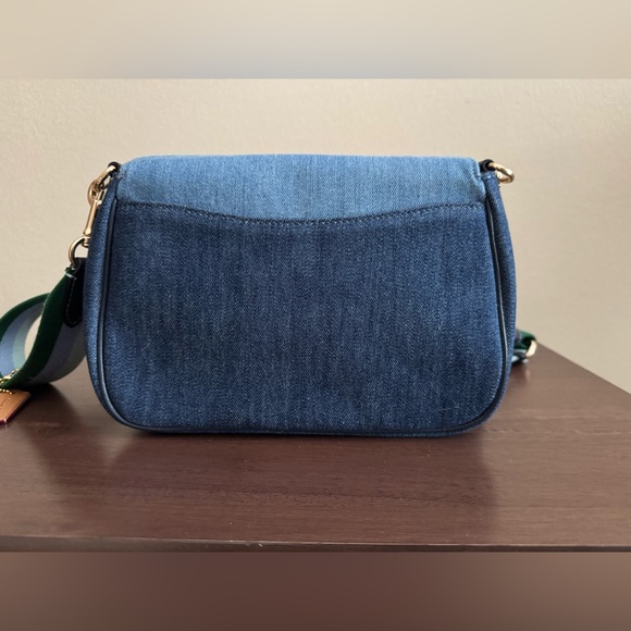 Coach Blue Denim Crossbody Bag - Picture 2 of 12